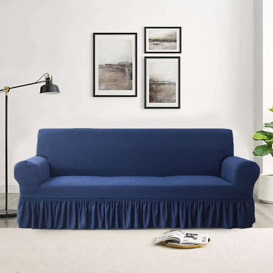 TURKISH STYLE SOFA COVER - NAVY BLUE