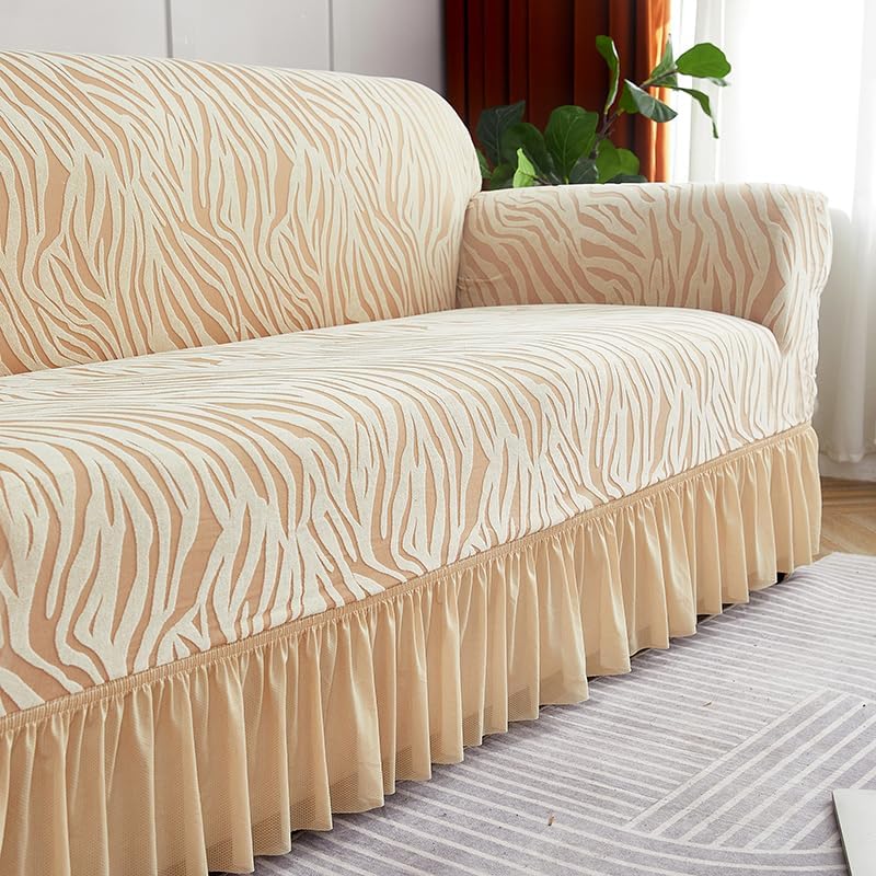 Zebra Velvet Sofa Cover (Skin)