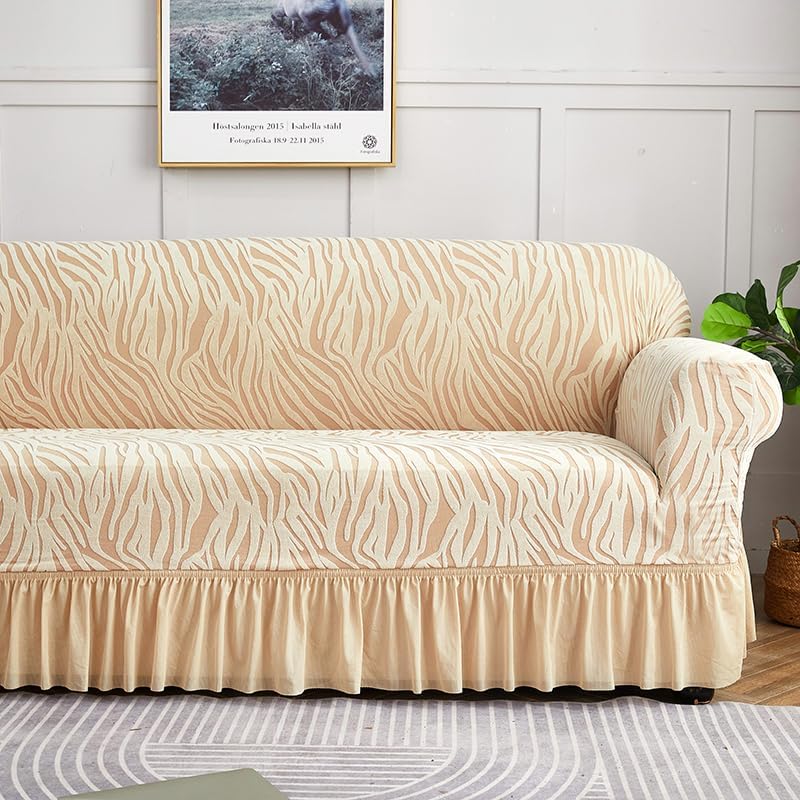 Zebra Velvet Sofa Cover (Skin)